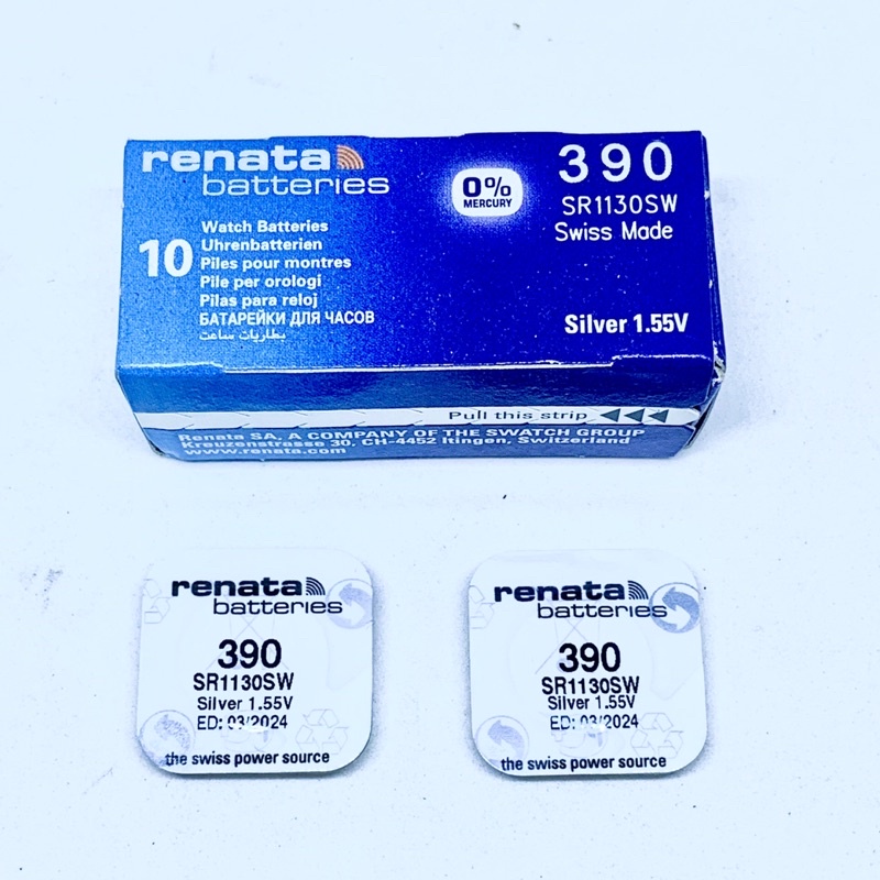 BATERAI RENATA SR1130SW 390 / BATRAI BATRE BATTERY 390 SR1130 SR1130W