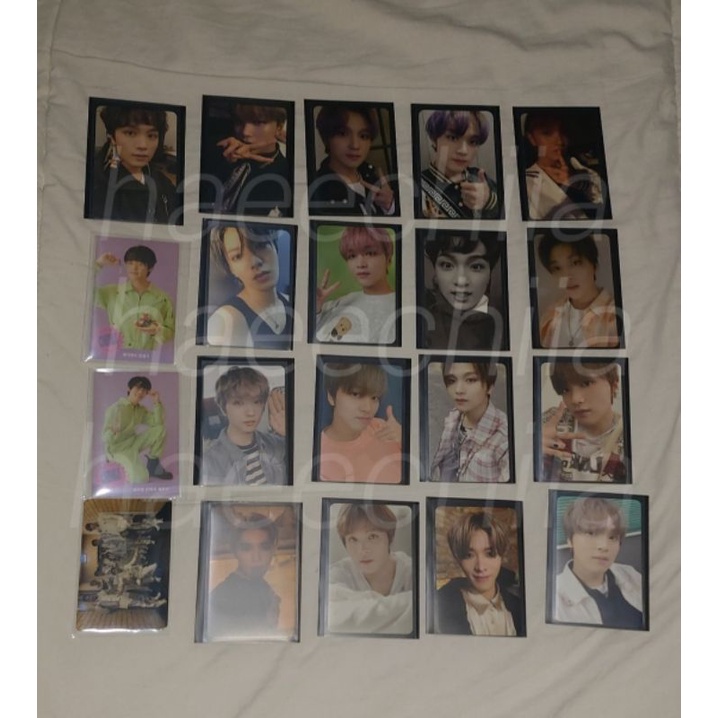 PC NCT haechan taeyong jungwoo chenle yuta yb photocard nct official welkit slowacid autumn irregula