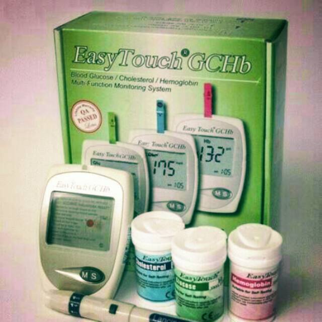 EASY TOUCH GCHB 3IN1 ALAT TEST GULA DARAH KOLESTEROL HEMOGLOBIN (BOX HIJAU)