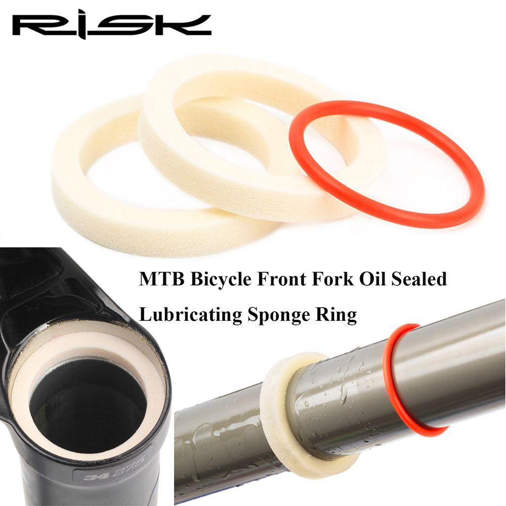 R-FLOWER 2pcs Front Fork Maintenance 32 /34 /35 /36mm Aksesoris Sepeda Bersepeda Garpu Spons Ring
