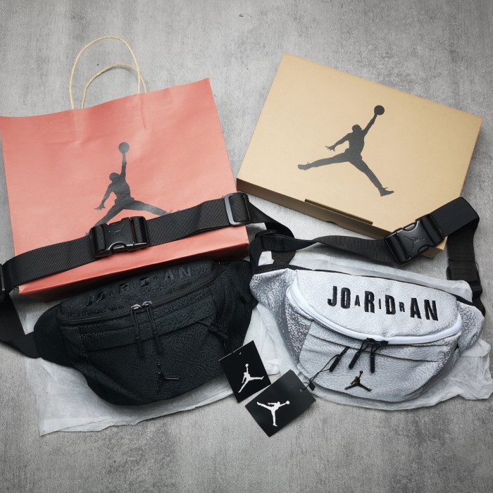 

Air Jordan Burst Crack WaistBag Full Set Free Box, Paperbag N Dustbag - Abu-abu