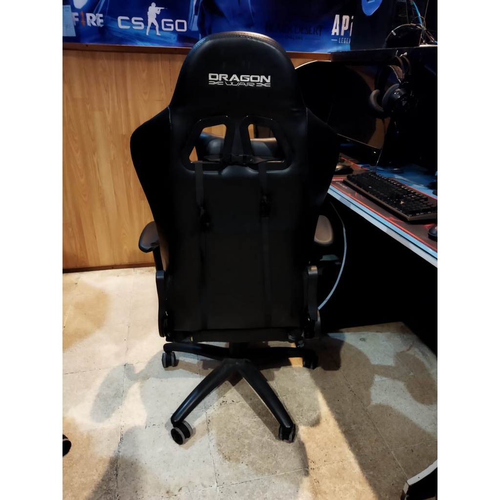 Kursi Gaming Dragonwars GC-003 Hitam Second