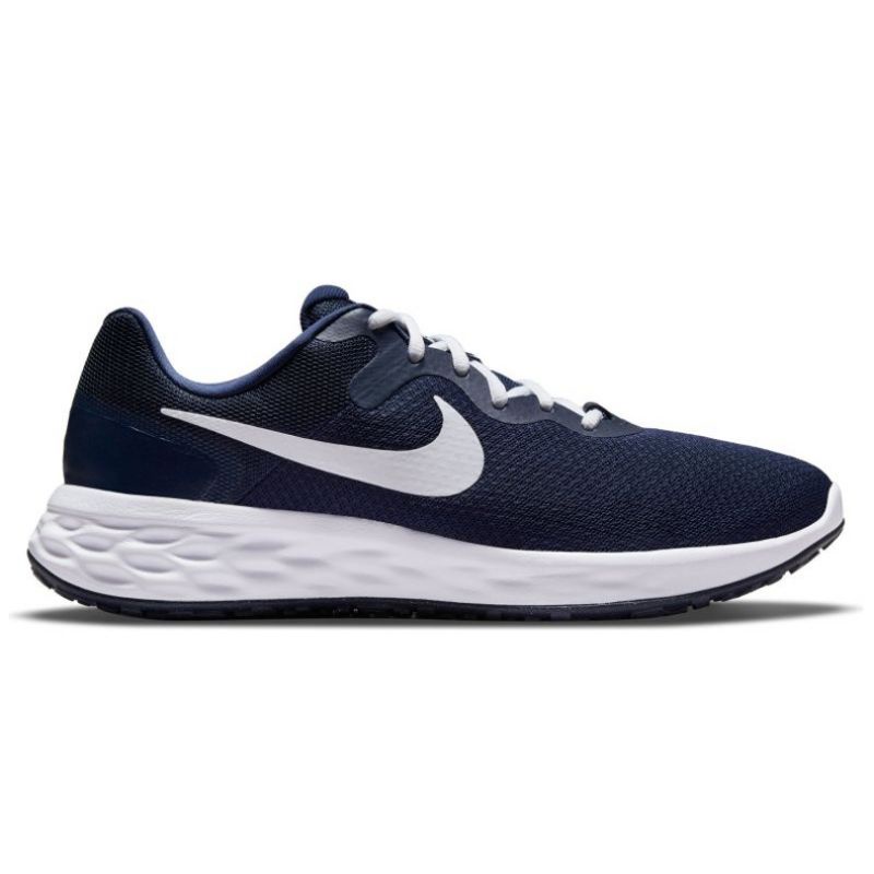 SEPATU SPORT NIKE REVOLUTION 6 NEXT NATURE NAVY WHITE ORIGINAL BNIB RESMI