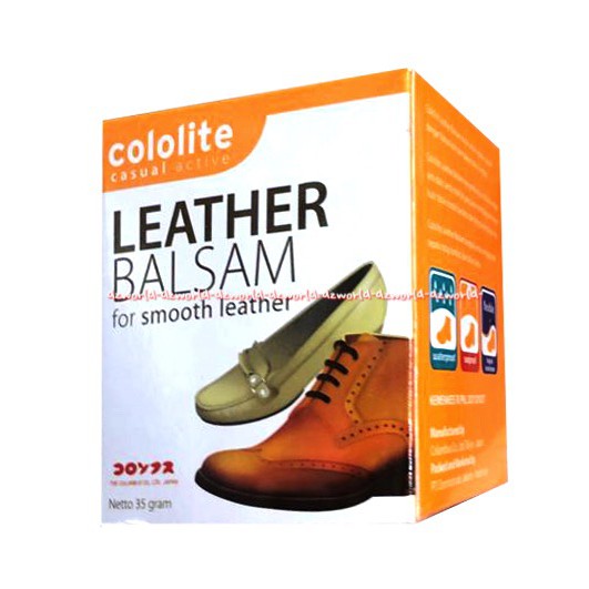 Cololite Leather Balsam for Smooth Leather 35gr Semir Sepatu Kulit Semir Untuk Bahan Kulit Leathers Cololait Colo Lite Kololite Balsem