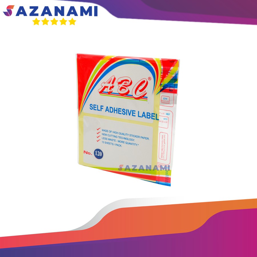 

ABC LABEL 120 STIKER LABEL SELF ADHESIVE LABEL LABEL UNDANGAN