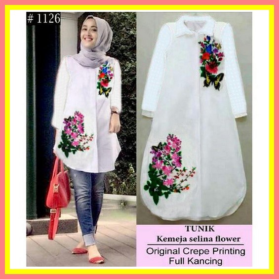 Edlinestore- Isuka Fashion By Momelca Kesia Dress (Busui) Baju Wanita / Dress Wanita Jumbo Tunik Wan