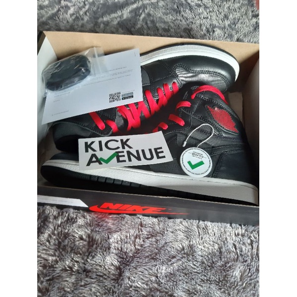Nike Air Jordan Black Satin Authentic By Kick Avenue VNDS Like New