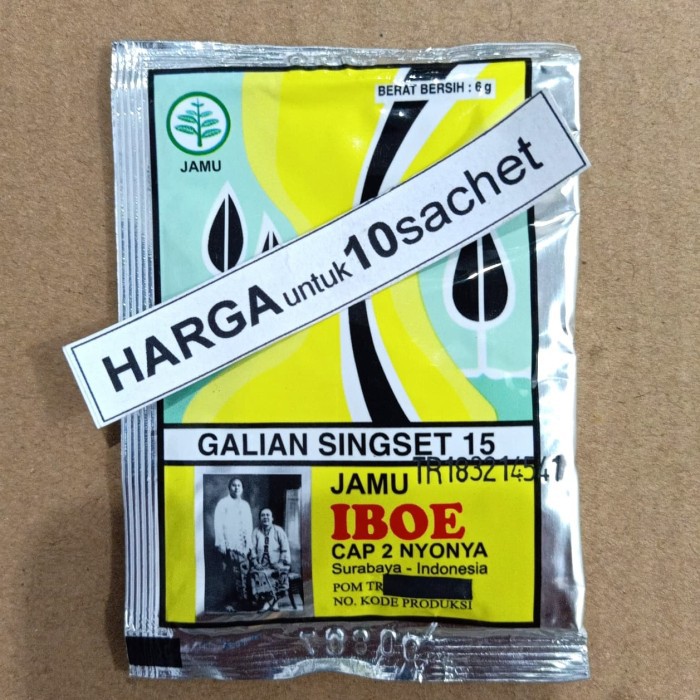 GALIAN SINGSET JAMU IBOE CAP 2 NYONYA