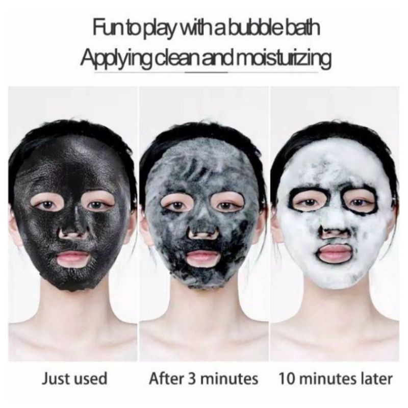 IMAGES BUBBLES FACIAL MASK