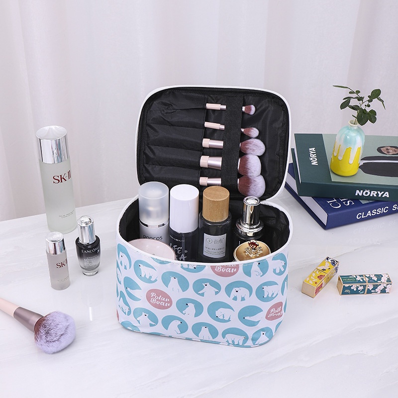 Pouch Make Up Wanita Motif Tas Traveling Organizer