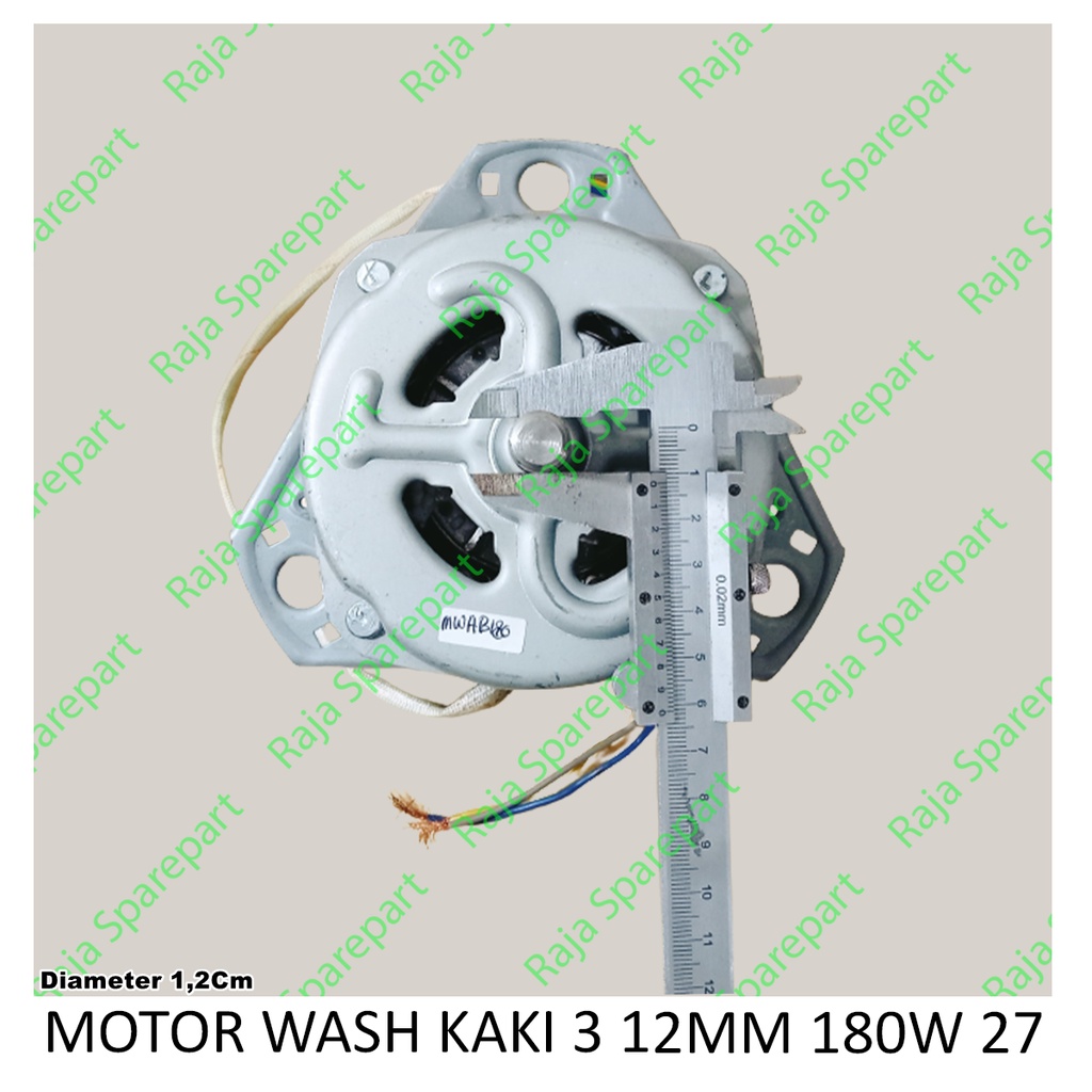 MOTOR WASH KAKI 3 12MM 180W 27