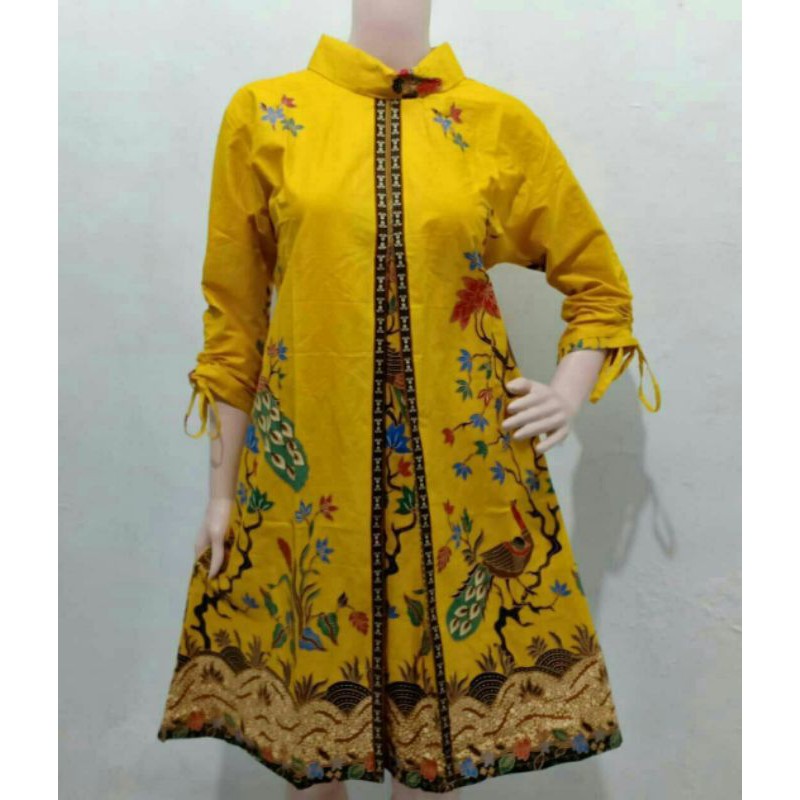 TUNIK BATIK NAVBOR YELBOR WHITBOR CREAMBORN