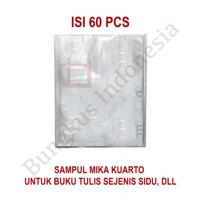 

Trendi Sampul Mika Plastik Buku Tulis Kwarto Promo