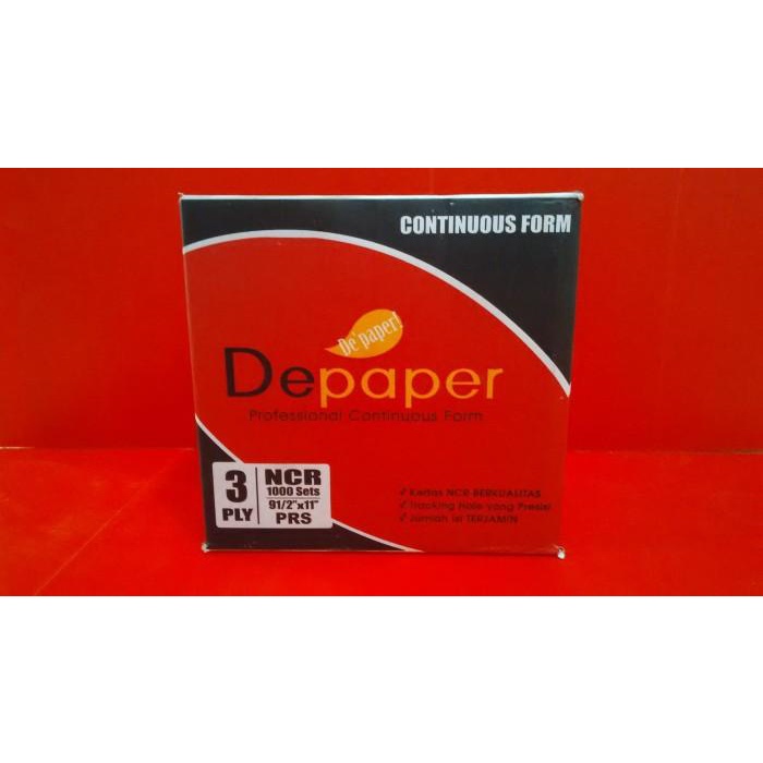 

Kertas Continuous Form 3 Ply Prs Depaper