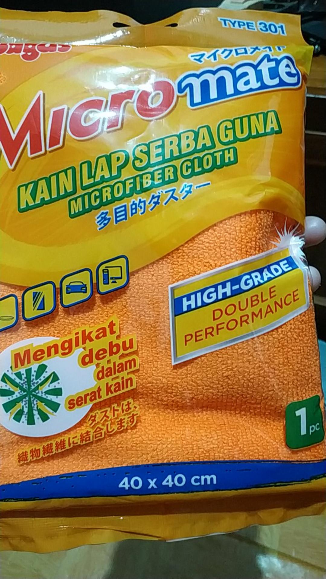 Bagus Micromate Kain Lap Serbaguna 301 (40 X 40 Cm)