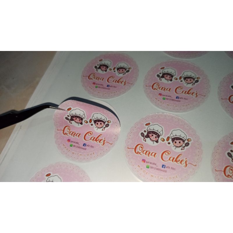 

sticker label makanan,sticker produk kemasan