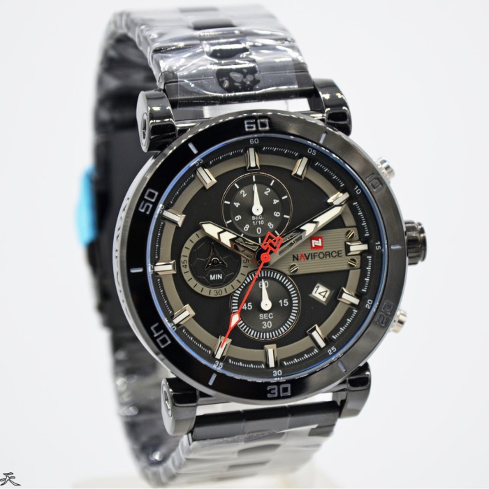 JAM TANGAN PRIA NAVIFORCE N9131M CHRONO ACTIVE RANTAI