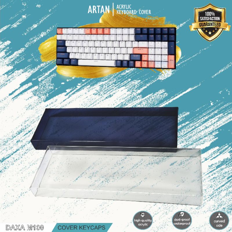 Rexus Daxa M100 COVER KEYCAPS AKRILIK PELINDUNG KEYBOARD MECHANICAL