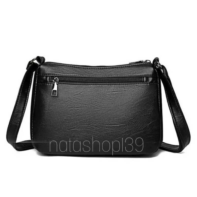 Hot Sale Fashion Tas Selempang Kulit Wanita Simple Multi-pocket