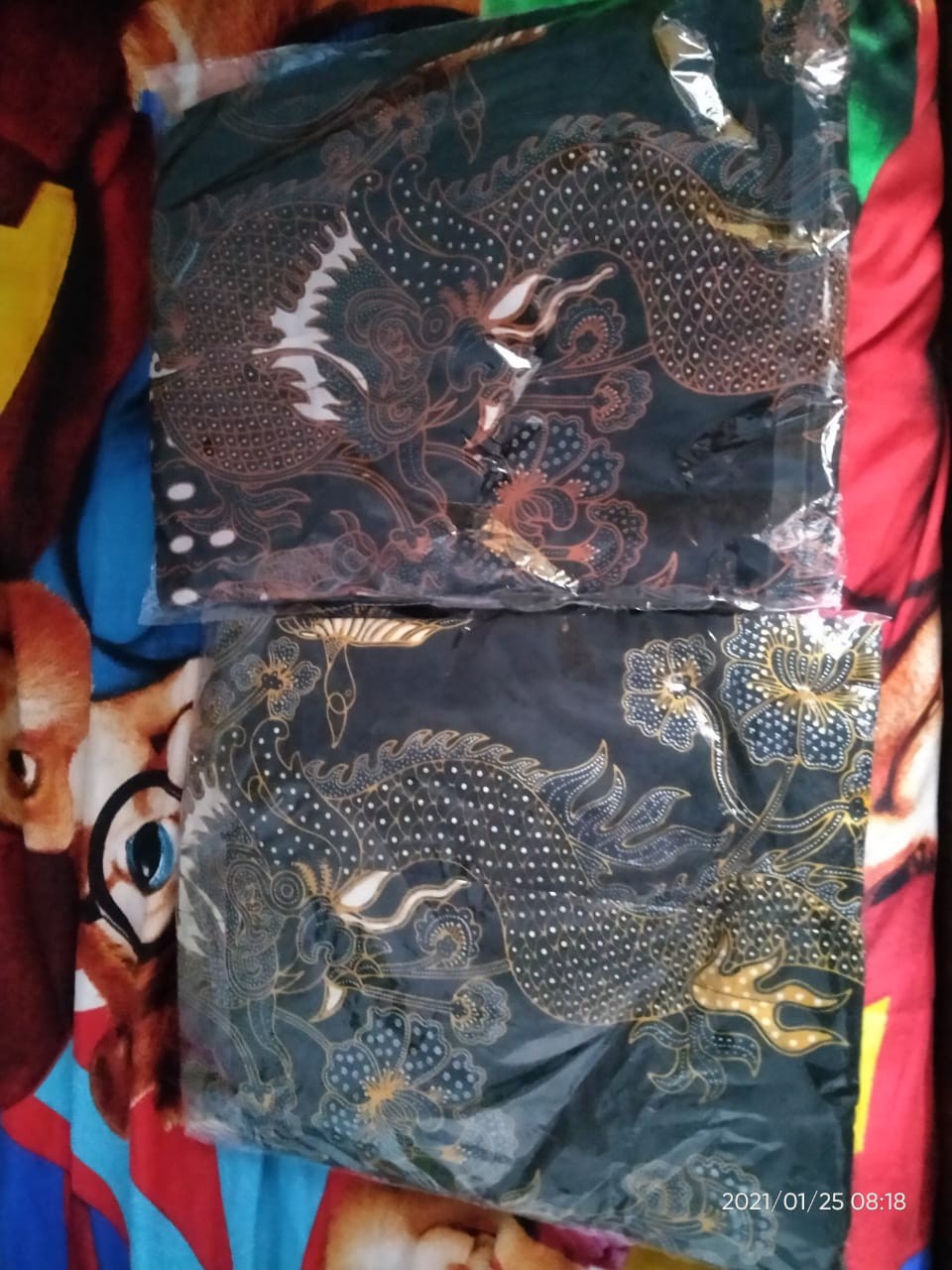 Naga Emas Kemeja Batik Pria Full Furing Katun Halus Primisima