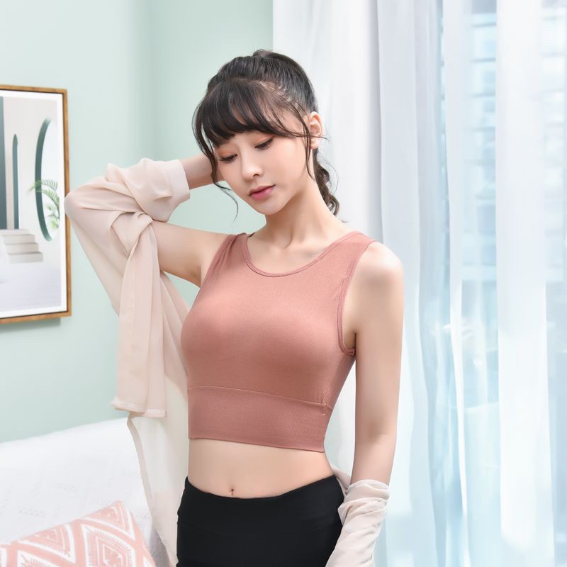 ✅𝐅𝐎𝐈𝐒𝐒® Bra Sport Yoga Tank Top Atasan Wanita Dengan Tali Trap 1055