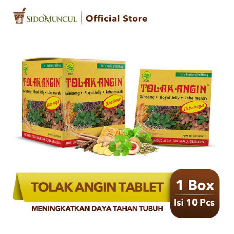 Tolak angin Tablet box isi 12 strip