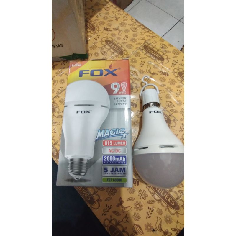 Lampu Emergency Fox 12W/9W Murah Berkualitas