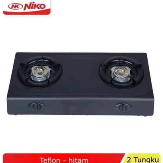 Jual Kompor Gas Niko 2 Tungku Teflon Kompor Gas 2 Tungku Standar Sni