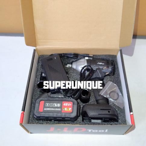 Cordless Impact Wrench JLD TOOL JV88 48V Brushless Mesin Bor Baut Sock Termurah