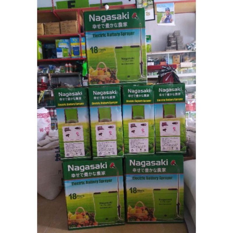 4.4 MAS BIDIN RAMADHAN SALE Tangki elektrik NAGASAKI ORIGINAL 18 liter SPRAYER ELEKTRIK NAGASAKI