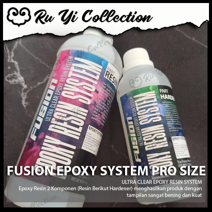 FUSION Epoxy Epoxi Resin Bening 1,5 Kg