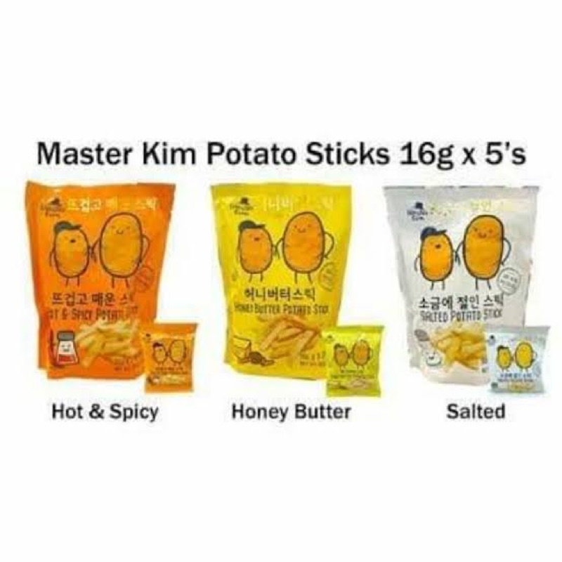 master kim 80 gr potato stick