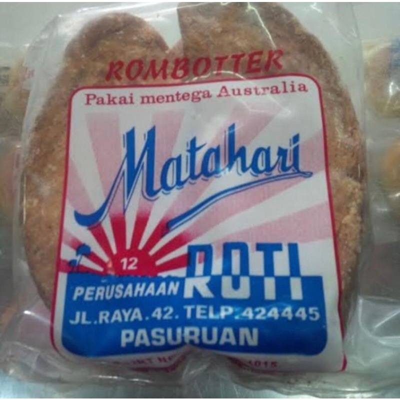 

Roti Matahari Sisir Coklat Kering