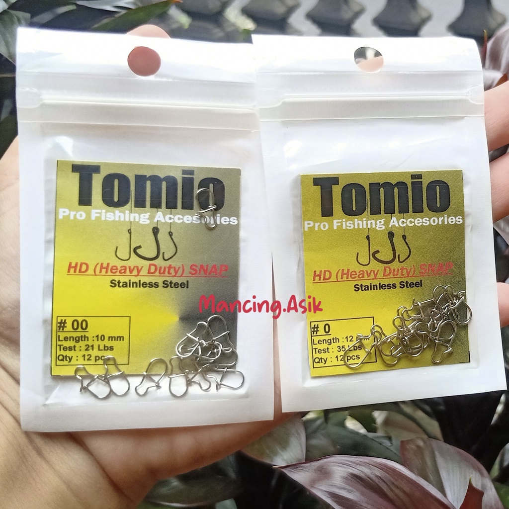 Snap Tomio - Snap Pancing - Asesoris Pancing