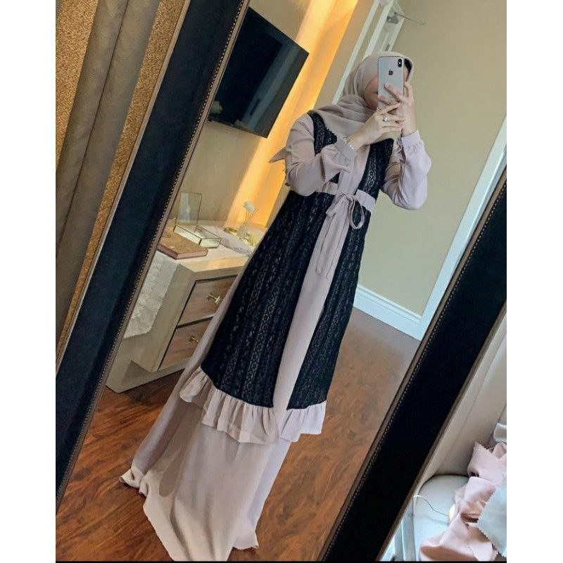 Kamila dress black by Kazanaa id