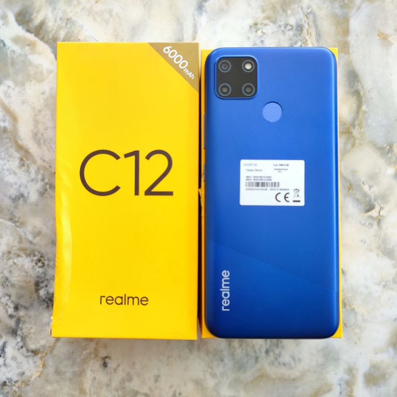 Realme C12 3/32 ram 3 internal 32 Gb seken mulus