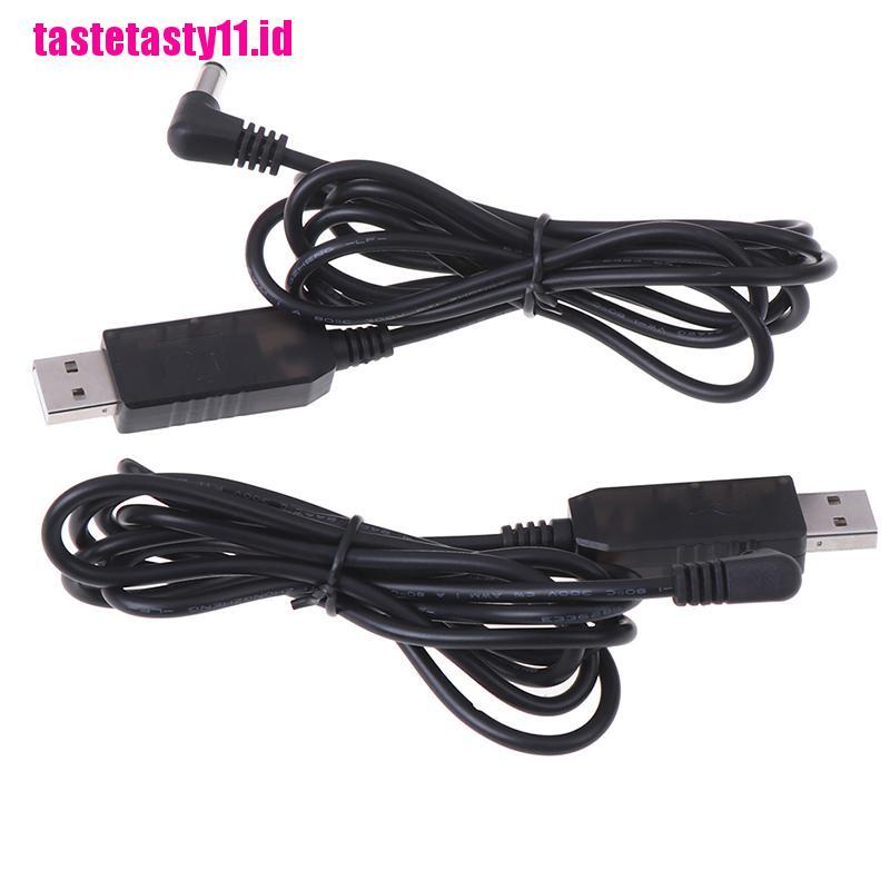 Kabel Konverter Konektor jack step up USB dc 5v Ke dc 9v 12v 2.1x5.5mm