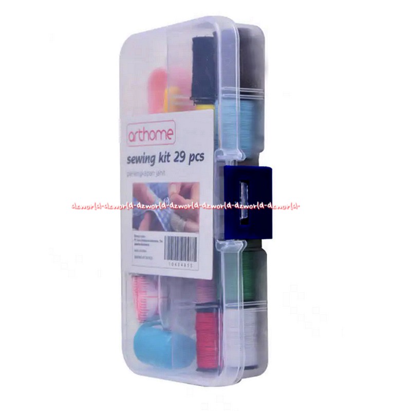 Arthome Sewing Kit Alat 29pcs Perlengkapan Jahit Menjahit Dengan Box 1set Benang Meteran Art home