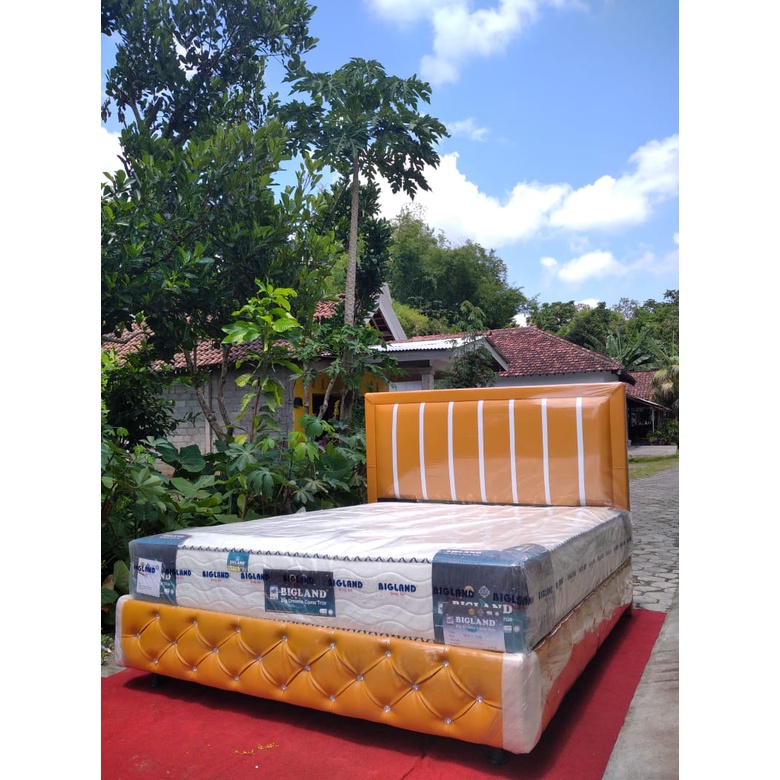 Springbed SPRINGBED BEDSET/ BED SET BIGLAND/ springbed bigland 160x200 - MITRA MEBEL