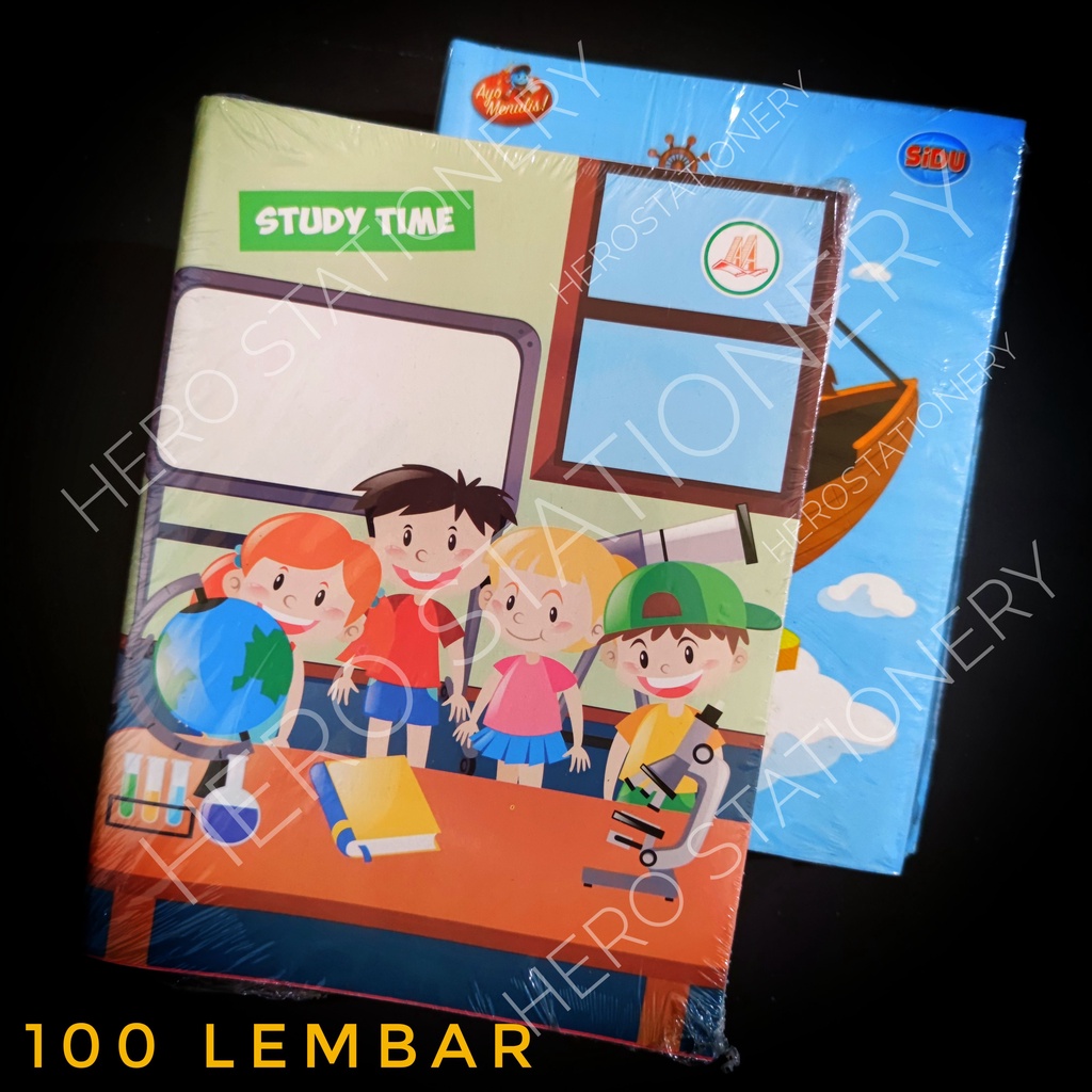 

AA Sinar dunia notebook buku tulis bergaris 100 lembar . 5 buku