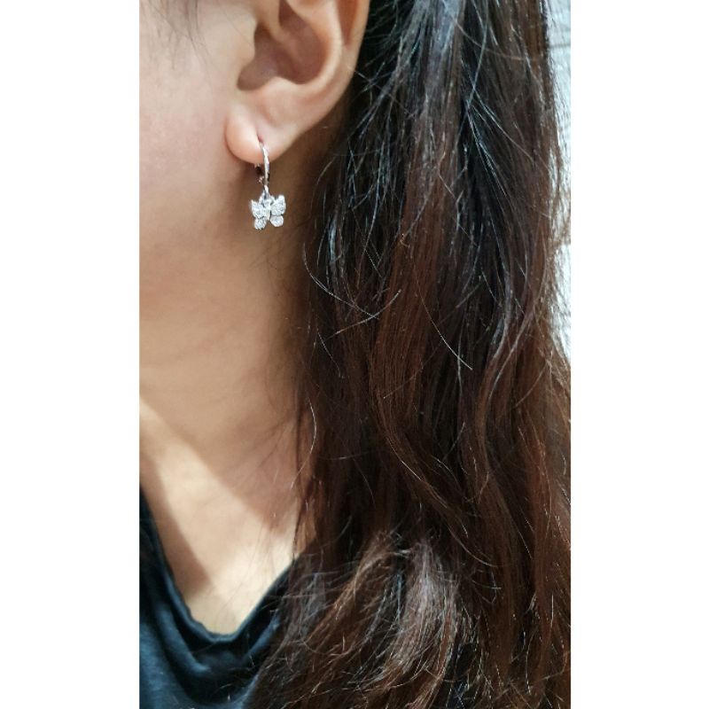 Anting Silver925 Perak Mata kilau anting silver Anti Karat anti alergi anting premium berlian kilap S-86