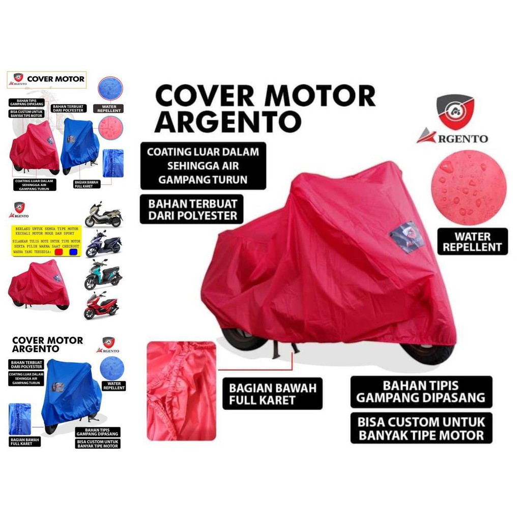 yamaha xeon rc moto gp cover sarung motor argento premium