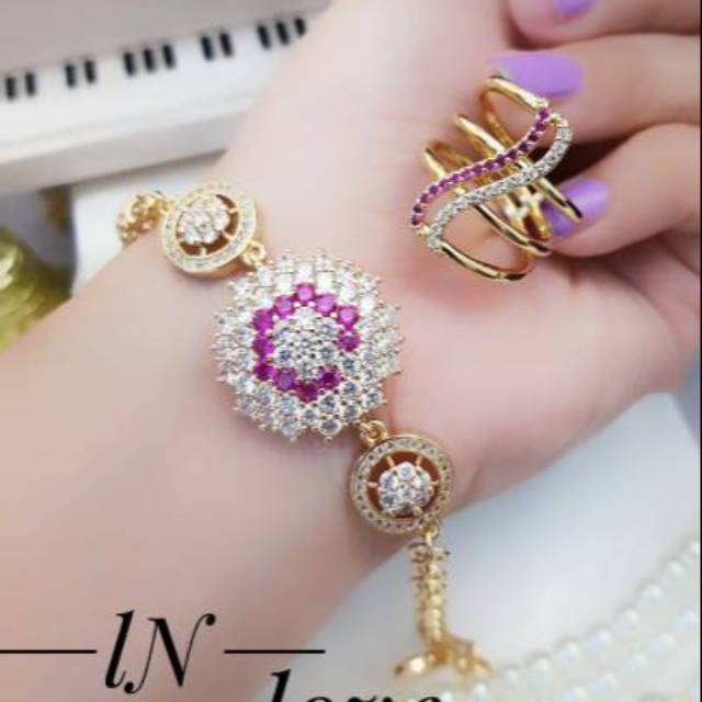 Xuping set perhiasan lapis emas 24k 3001