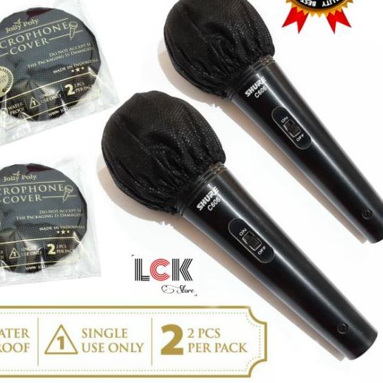 ➥ Sarung mic 100pcs murah/Cover Mic/sarung mikrofon/cover microphone/cover mic disposable /bungkus m