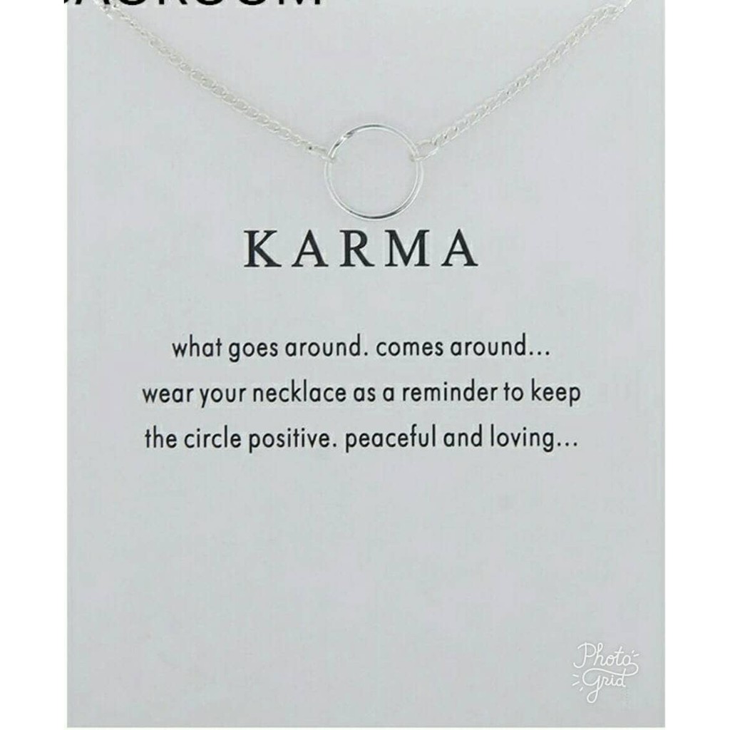 NA Karma necklace / kalung karma / kalung lingkaran / kalung fashion