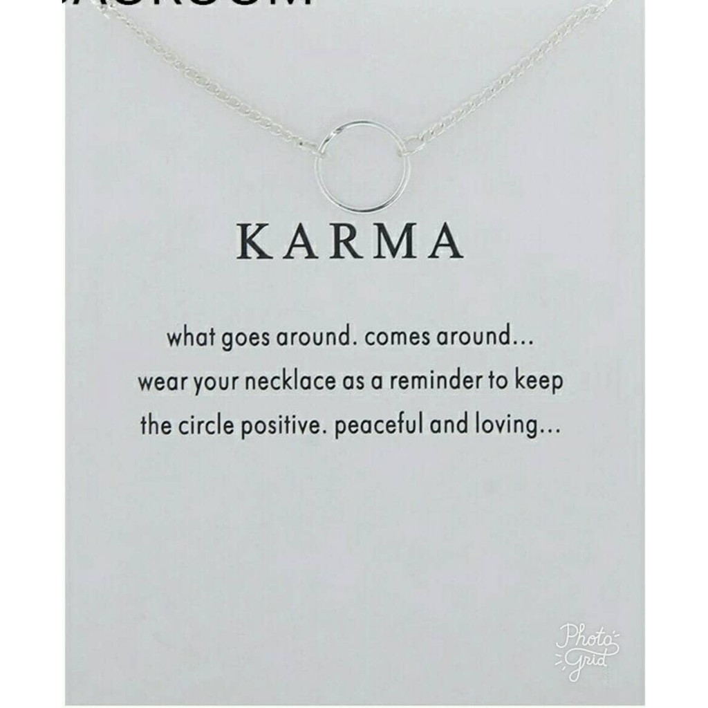 NA Karma necklace / kalung karma / kalung lingkaran / kalung fashion