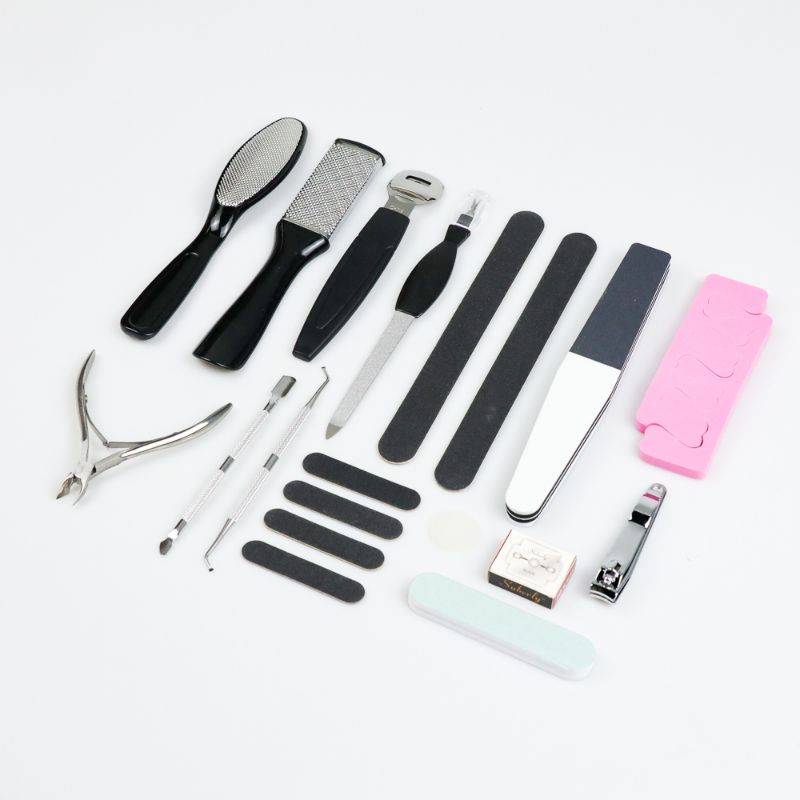 Alat Perawatan Kaki Manicure Pedicure Profesional Foot care Scraper set 20 in 1 GR5663