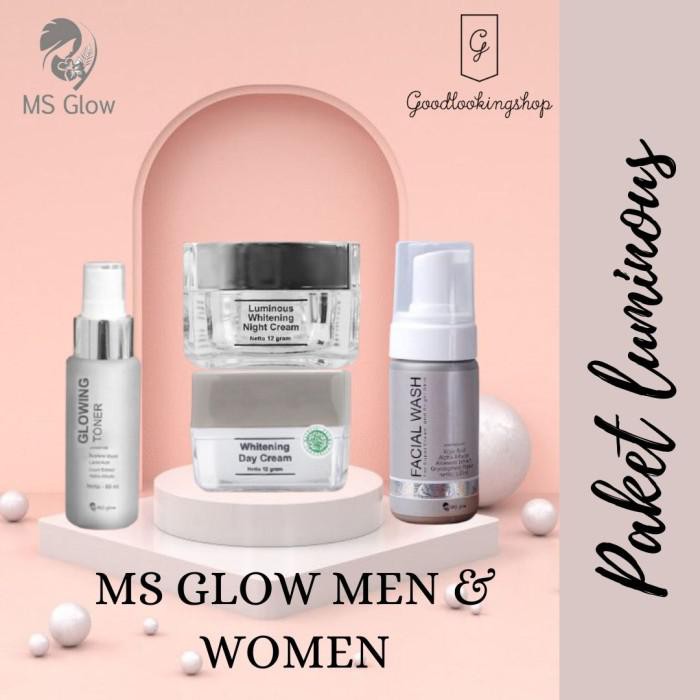 Paket Luminous MS GLOW Solusi Flek Hitam Wajah
