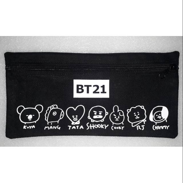 

ummi_store Pouch Pencase Tempat Pensil BT21 K-POP