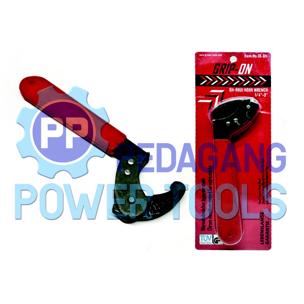 GRIP ON KUNCI KAIT KOMSTIR MOTOR MATIC FLEKSIBEL - HOOK WRENCH 18-811